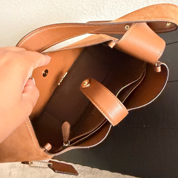 Coach Hadley Suede Shoulder Bag - Picture 4 of 4